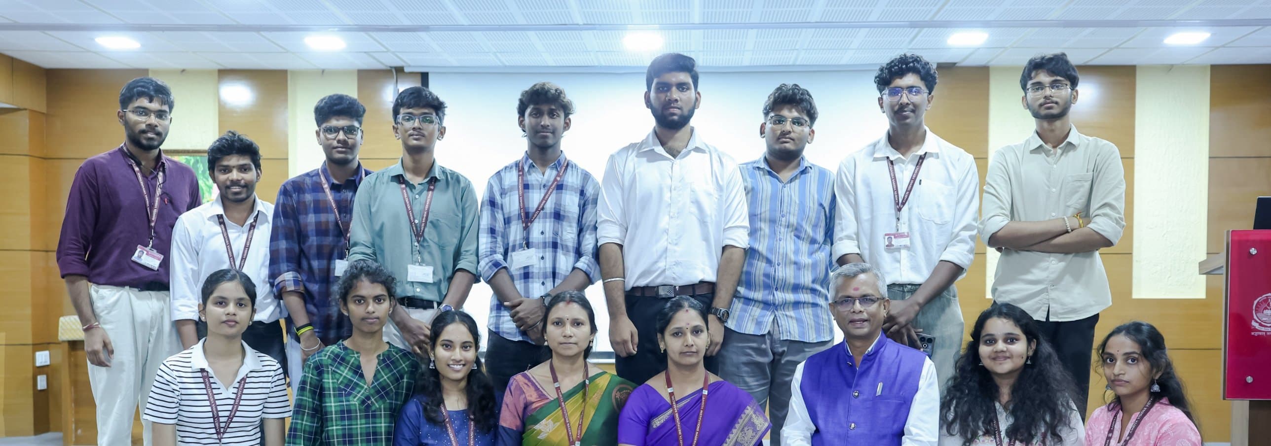IoT Club student members with the faculty coordinators